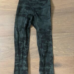Lululemon Athletica Dark Camouflage Leggings